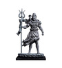 Black Polyresin Standing Lord Shiva Idol