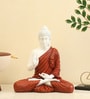 Polyresin Red Ory Buddha Decor