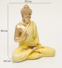 Polyresin Yellow Ory Buddha Decor
