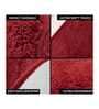 Maroon Polyester 60 x 24 Inches Machine Made Floor Runner