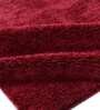Maroon Polyester 60 x 24 Inches Machine Made Floor Runner