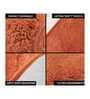 Orange Polyester 60 x 24 Inches Machine Made Floor Runner