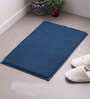 Polyster 24 x 16 Inches Mat in Blue Color