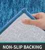 Polyster 24 x 16 Inches Mat in Blue Color
