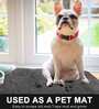 Polyster 24 x 16 Inches Mat in Grey Color
