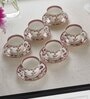 Pom Passion 24K Gold-Plated Cup And Saucer Set (Pack Of 6)