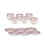 Pom Passion 24K Gold-Plated Cup And Saucer Set (Pack Of 6)