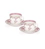 Pom Passion 24K Gold-Plated Cup And Saucer Set (Pack Of 6)