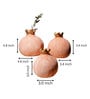 Pomegranate Glory Vase Set Of 3