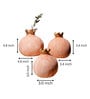 Pomegranate Glory Vase Set Of 3 Pomegranate Glory Vase Set Of 3