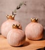 Pomegranate Glory Vase Set Of 3 Pomegranate Glory Vase Set Of 3