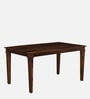 Pompeii Sheesham Wood 6 Seater Dining Set In Provincial Teak Finish