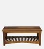 Pompeii Sheesham Wood Coffee Table In Provincial Teak Finish