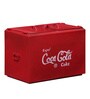 Pop-Art Storage Box in Antique Red Finish