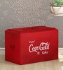 Pop-Art Storage Box in Antique Red Finish