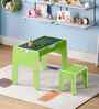Pop Kids Activity Table & Seat Set In Green Finish