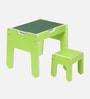 Pop Kids Activity Table & Seat Set In Green Finish