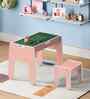 Pop Kids Activity Table & Seat Set In Pink Finish
