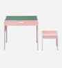 Pop Kids Activity Table & Seat Set In Pink Finish