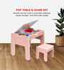 Pop Kids Activity Table & Seat Set In Pink Finish