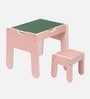 Pop Kids Activity Table & Seat Set In Pink Finish