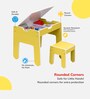 Pop Kids Activity Table & Seat Set In Yellow Finish