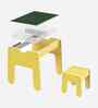 Pop Kids Activity Table & Seat Set In Yellow Finish