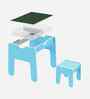 Pop Kids Study Table & Seat Set In Blue Finish