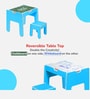Pop Kids Study Table & Seat Set In Blue Finish