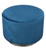 Popcorn Seating Stool in Teal Blue Colour