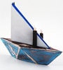 Poppadum Art Paper Boat Napkin & Toothpick Holder