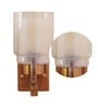 Poppy Single Light Brass Metal Wall Light
