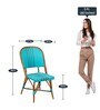 T Popsicle Patio Chair in Teal Finish