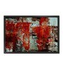 Rustic Red Framed Painting