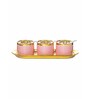Porcelain Carla Server set with Spoon & Tray set of 7pcs