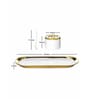 Porcelain Carla Server set with Spoon & Tray set of 7pcs