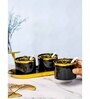 Porcelain Carla Server set with Spoon & Tray set of 7pcs