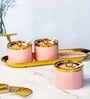 Porcelain Carla Server set with Spoon & Tray set of 7pcs