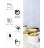 Porcelain Carla Server set with Spoon & Tray set of 7pcs