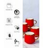 Porcelain Coffee/Tea Gold Design Mug Set of 6pcs