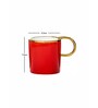 Porcelain Coffee/Tea Gold Design Mug Set of 6pcs