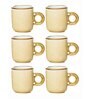 Porcelain Coffee/Tea Gold Design Mug Set of 6pcs