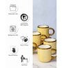 Porcelain Coffee/Tea Gold Design Mug Set of 6pcs