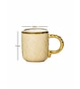 Porcelain Coffee/Tea Gold Design Mug Set of 6pcs
