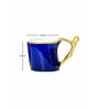 Porcelain Coffee/Tea Gold Design Mug Set of 6pcs