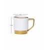 Porcelain Coffee/Tea Gold Design Mug Set of 6pcs