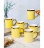 Porcelain Coffee/Tea Gold Design Mug Set of 6pcs