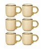 Porcelain Coffee/Tea Gold Design Mug Set of 6pcs