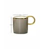 Porcelain Coffee/Tea Gold Design Mug Set of 6pcs