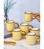 Porcelain Coffee/Tea Gold Design Mug Set of 6pcs